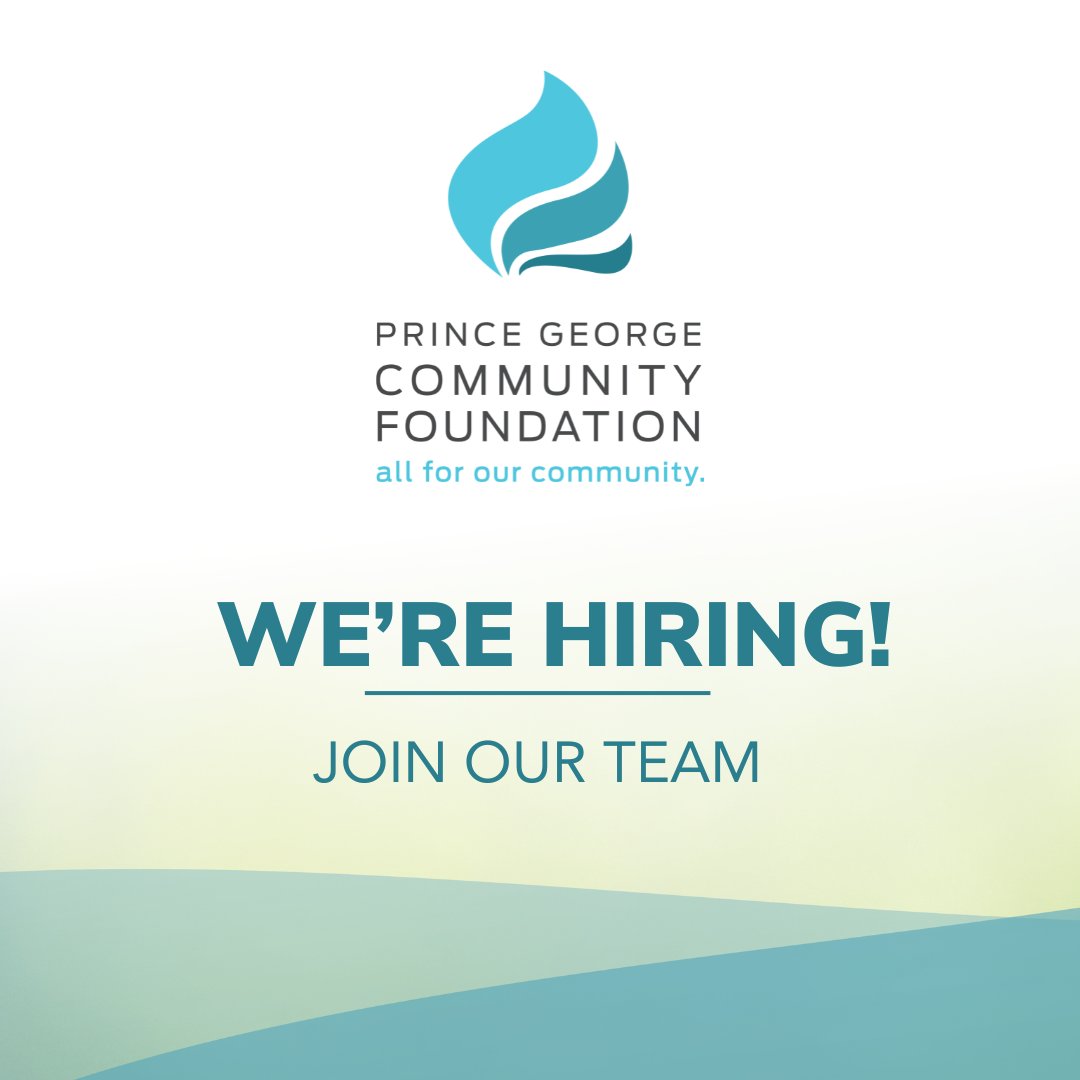 We are hiring for two new positions:  
1. Marketing &amp; Grants Coordinator 
2. Fund Development Manager. 
Applications are open until November 19th, 2024 at 4:59pm PST. Please send your application, addressed to Rae-Ann Noonan, to info@pgcf.ca
pgcf.ca/news/59/74/We-…