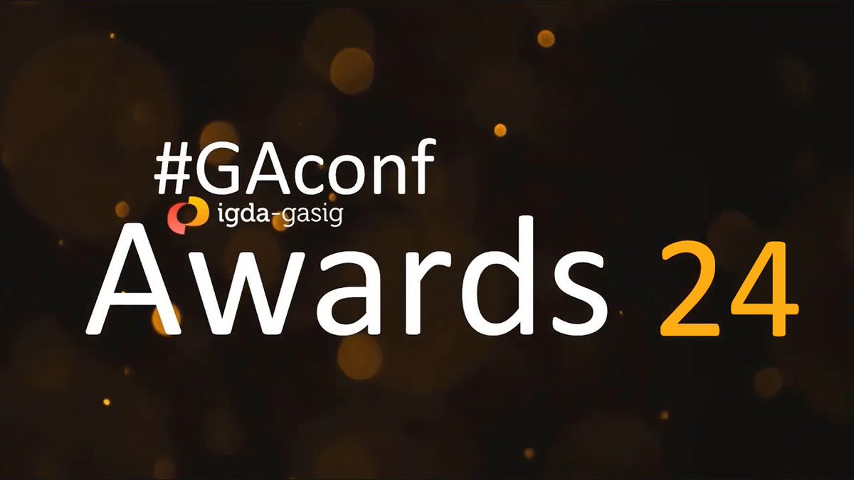 📢 PSA: The public vote for the 2024 GAconf Awards opens a week today, on Monday Nov 25th! 

Keep an eye on this account or gaconf.com/gaconf-awards-… for details of how to vote. 

Until then, enjoy today's nominations show for <a href="/thegameawards/">The Game Awards</a> 😁

#gamedev #accessibility