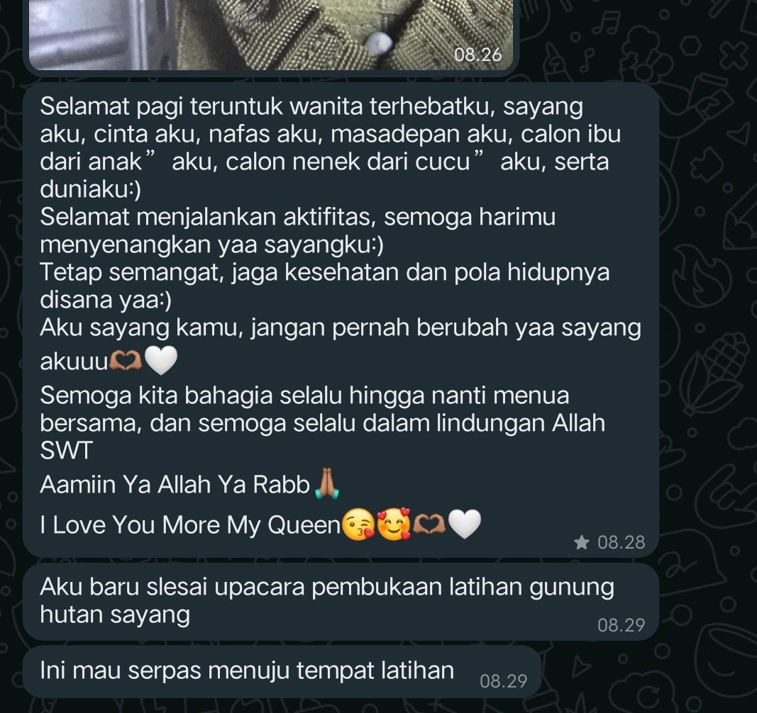 Leafatra2's tweet photo. ini alay si tapi aku suka🫶🏻
semoga gini terus ya mas🥺🤍
tolong kasih tau ya ges kalo dia ngechat cewe sana sini hehehe🙏🏻 https://t.co/Faw04Md9K4