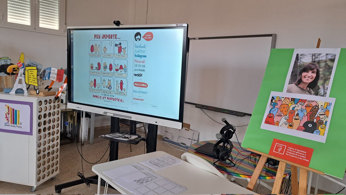 bsanchezgFLE's tweet image. Le 16 novembre, c&apos;est la Journée Mondiale de la Tolérance et aujourd&apos;hui on a travaillé le respect de la différence avec les élèves de 1° ESO A y B @iesGermanSR avec une BD d&apos;Élise Gravel: Peu importe.
@bsanchezgFLE #Journéemondialetolérance 
#respectdifférence 
#PLC