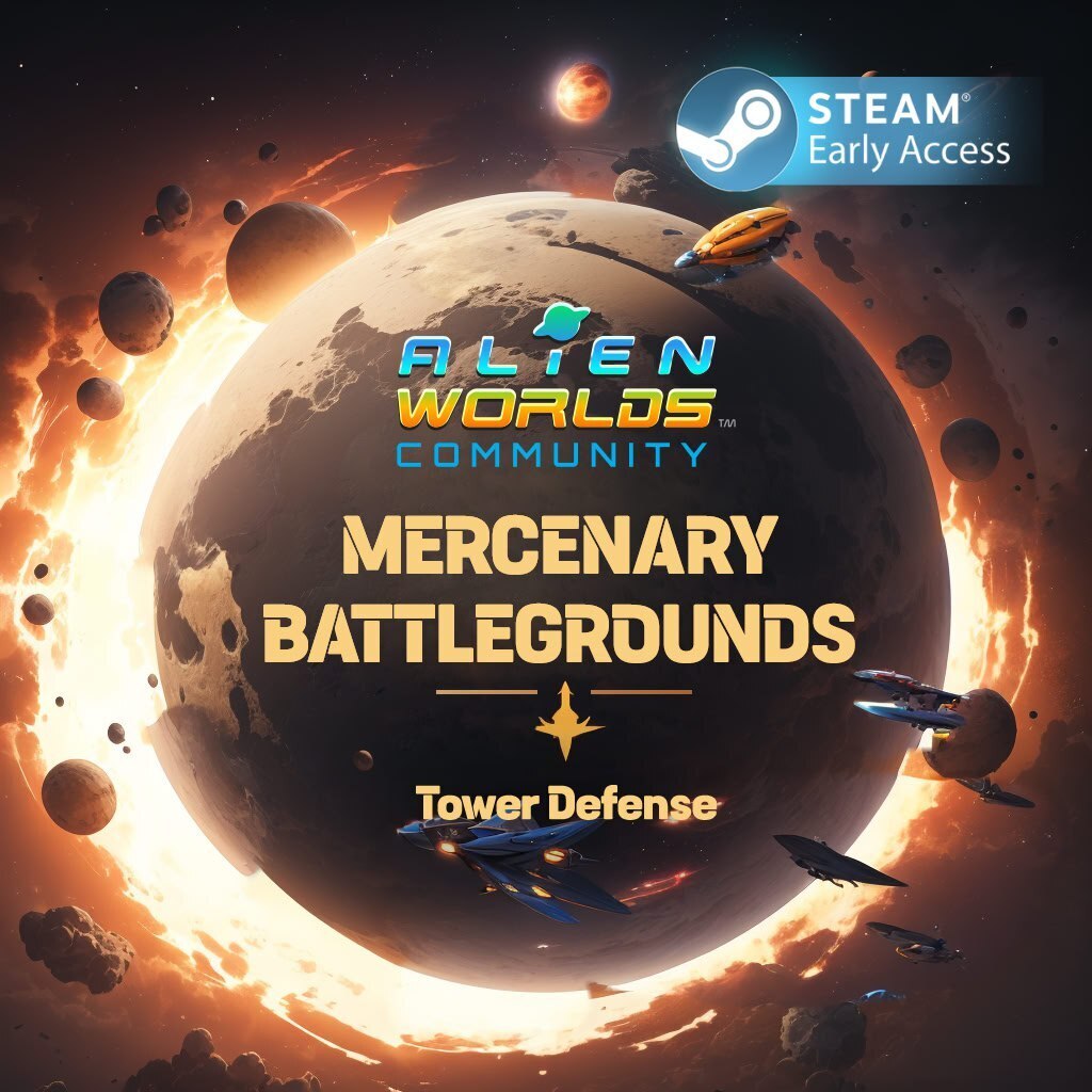 Alien Worlds Official (@alienworlds) on Twitter photo ๐ ๐๐๐ซ๐๐๐ง๐๐ซ๐ฒ ๐๐๐ญ๐ญ๐ฅ๐๐ ๐ซ๐จ๐ฎ๐ง๐๐ฌ ๐๐๐ซ๐ฅ๐ฒ ๐๐๐๐๐ฌ๐ฌ ๐๐ฅ๐๐ฒ๐ญ๐๐ฌ๐ญ๐ข๐ง๐ ๐ข๐ฌ ๐๐ฉ๐๐ง!
Weโre excited to support the #MercenaryBattlegrounds team as they open up Early Access playtesting on Steam! Nowโs your chance to dive in, test the game, and compete for ๐ ๐๐๐ซ๐๐๐ง๐๐ซ๐ฒ ๐๐๐ญ๐ญ๐ฅ๐๐ ๐ซ๐จ๐ฎ๐ง๐๐ฌ ๐๐๐ซ๐ฅ๐ฒ ๐๐๐๐๐ฌ๐ฌ ๐๐ฅ๐๐ฒ๐ญ๐๐ฌ๐ญ๐ข๐ง๐ ๐ข๐ฌ ๐๐ฉ๐๐ง!
Weโre excited to support the #MercenaryBattlegrounds team as they open up Early Access playtesting on Steam! Nowโs your chance to dive in, test the game, and compete for