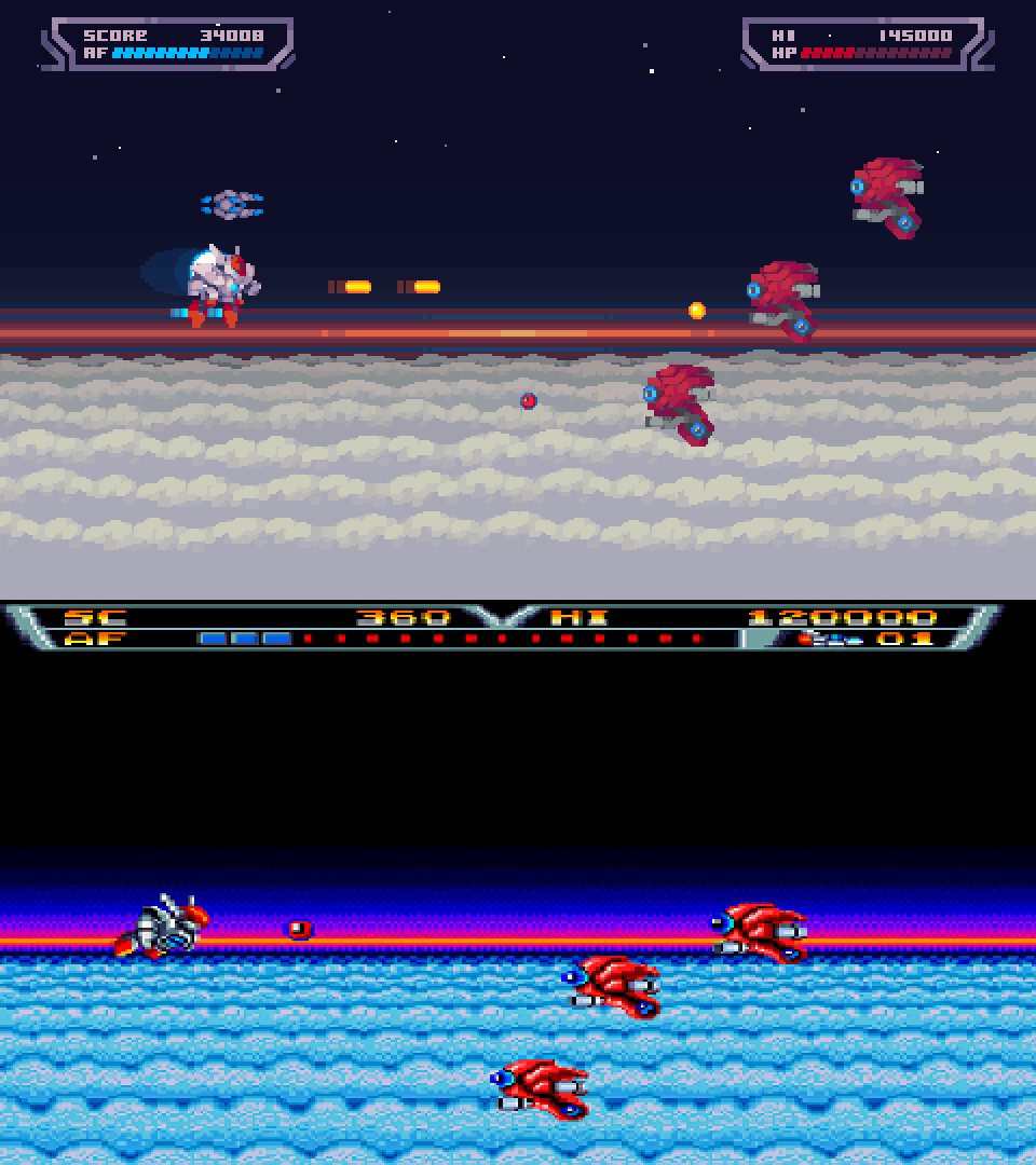 UnfuneralOD's tweet photo. now - before
#ArrowFlash #mockup #shootemup #sega
#pixelart #gamedev #dotpict #ドット絵 https://t.co/xulhKjOybo