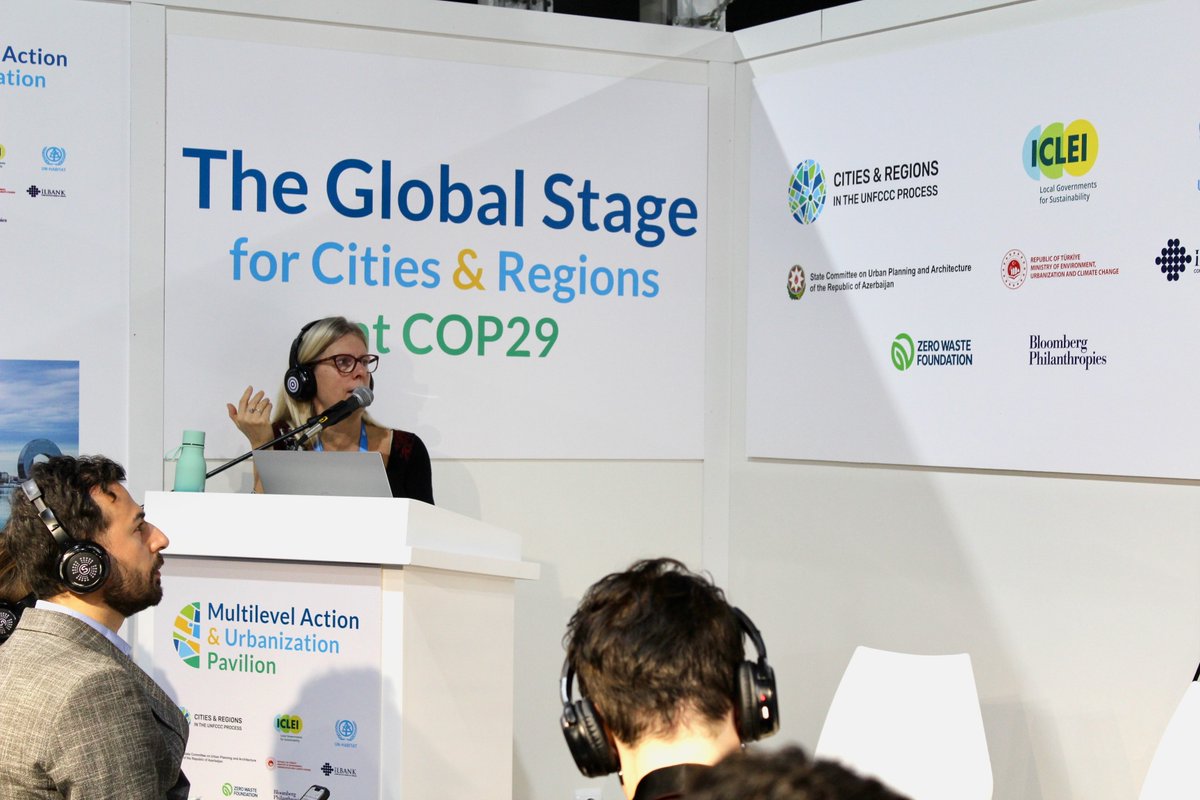 IPCC (@ipcc_ch) on Twitter photo #IPCC Vice-Chair <a href="/DianaUrge/">Diana Urge-Vorsatz</a> spoke at the #COP29 Multilevel Action and Urbanisation Pavilion on the need for more literature for the Special Report on #Cities and the importance of its content to the second global stocktake.
#ClimateAction #SustainableCities #IPCC Vice-Chair <a href="/DianaUrge/">Diana Urge-Vorsatz</a> spoke at the #COP29 Multilevel Action and Urbanisation Pavilion on the need for more literature for the Special Report on #Cities and the importance of its content to the second global stocktake.
#ClimateAction #SustainableCities