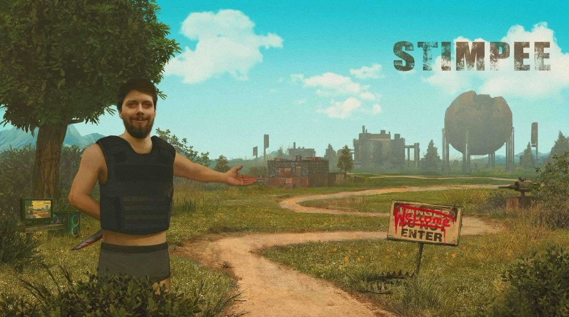StimpeeYT's tweet image. A while back I was offered a sponsorship from a company that wanted to create a "Stimpee themed" mod for the product they were selling. I thought it sounded pretty cool...then they sent me the art for the mod. They had the balls to literally give me down syndrome and pink eye.