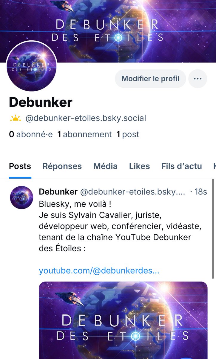 Je pars sur le ciel bleu, sous le pseudo Debunker-Etoiles
Musk a menti en disant qu’il garantirait la liberté d’expression.
Il a admis faire de la propagande pour son parti politique avec l’algorithme.
Les pro-russes et néonazis pullulent.
Je continuerai à poster ici en parallèle
