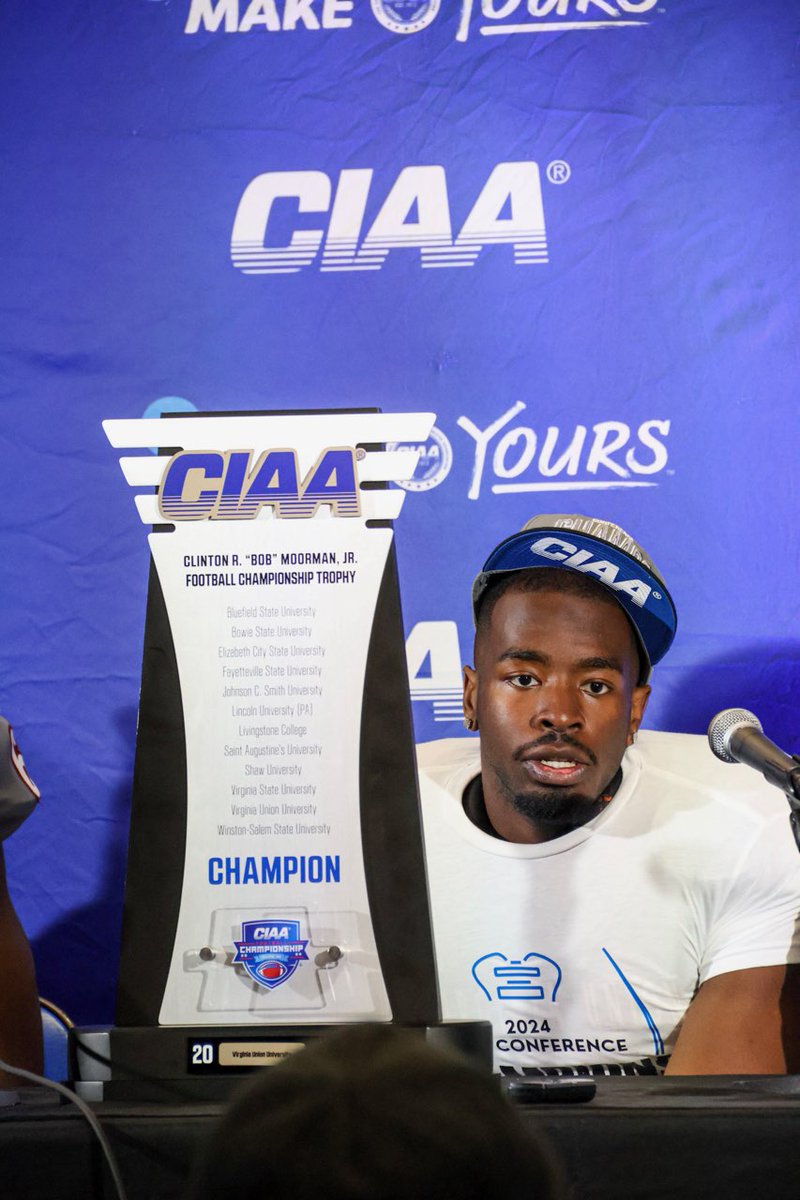 Congratulations to Former FSSM client Virginia Union QB Mark Wright Jr Winning the ##CIAACHAMPIONSHIP GETTING READY FOR THE D2 PLAYOFFS!! #UGOT2WANT2 #FRESHSTART #WECHANGLIVES