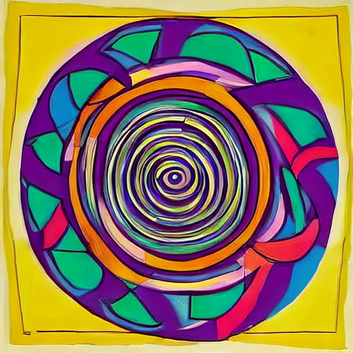 one_image_a_day's tweet image. #CosmicRitual #VibrantChaos #AbstractHarmony