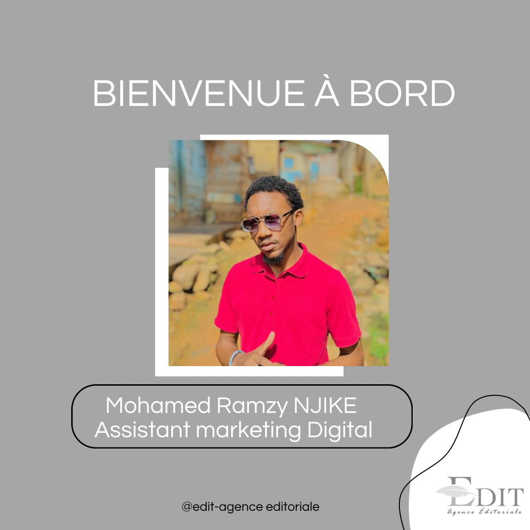 Editagence's tweet photo. M. Mohamed Ramzy NJIKE qui rejoint notre équipe en tant qu’Assistant Marketing Digital. 
👏 Bienvenue dans l’aventure, Mohamed ! Ensemble, nous allons viser de nouveaux sommets. 

#Edit #NouvelleRecrue #MarketingDigital #ÉquipeEnCroissance https://t.co/EoSB5TSJQM