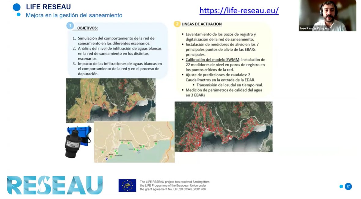 LIFEreseau's tweet image. 📢On November 7th, @aqualia participated as a speaker at a webinar at @FundacionBKT with a presentation titled "#Innovation in the sustainable use of #water" highlighting the innovations we are driving. More details: life-reseau.eu/solutions-sust…
#LIFEReseau #LIFEProgramme #LifeEurope