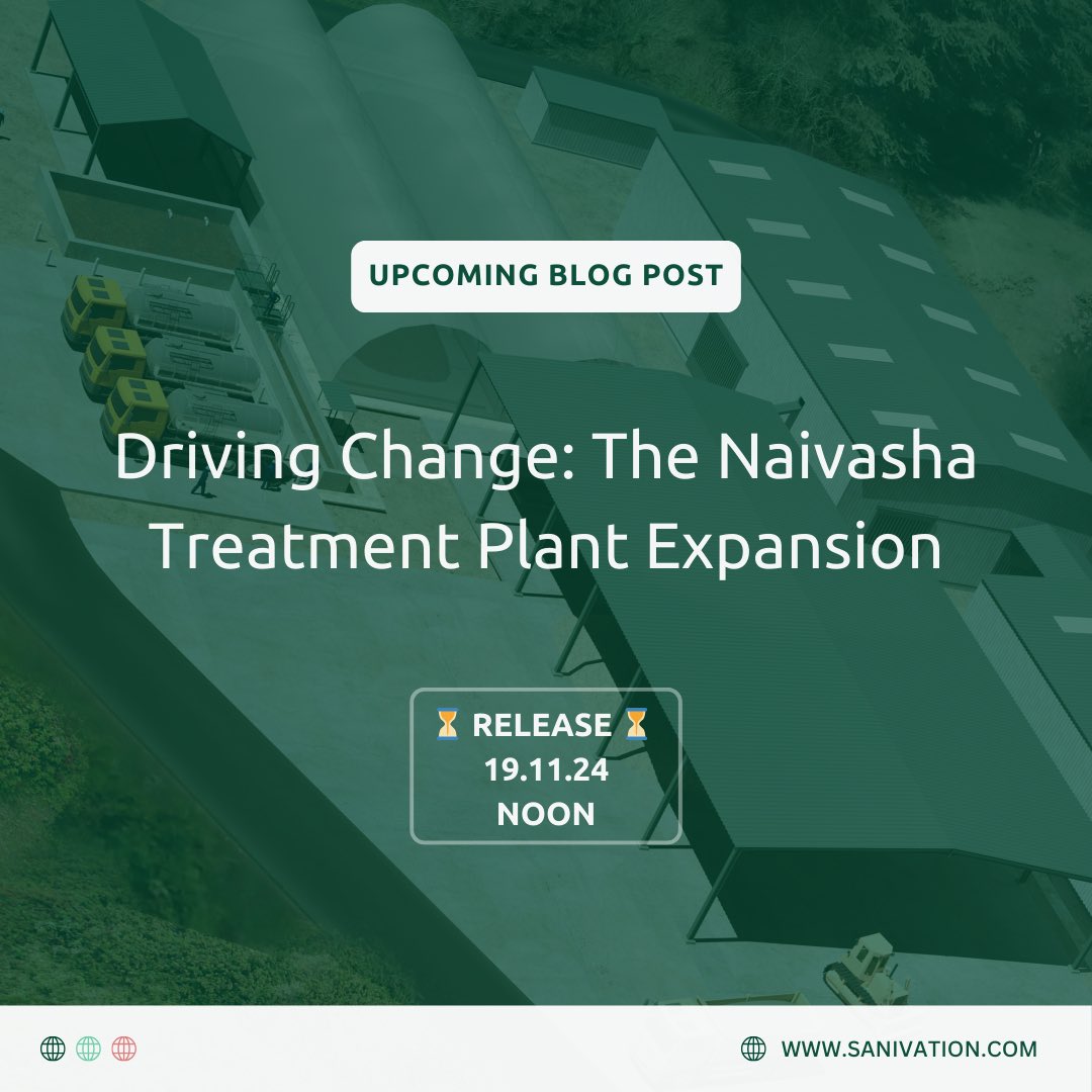 Something big has been happening in Naivasha! 🚀 Get ready to dive into the story behind the #Naivasha Treatment Plant Expansion – a game-changer for sustainable #sanitation in Kenya.⏳
Blog release at noon! 
Driving change together, one innovative solution at a time.