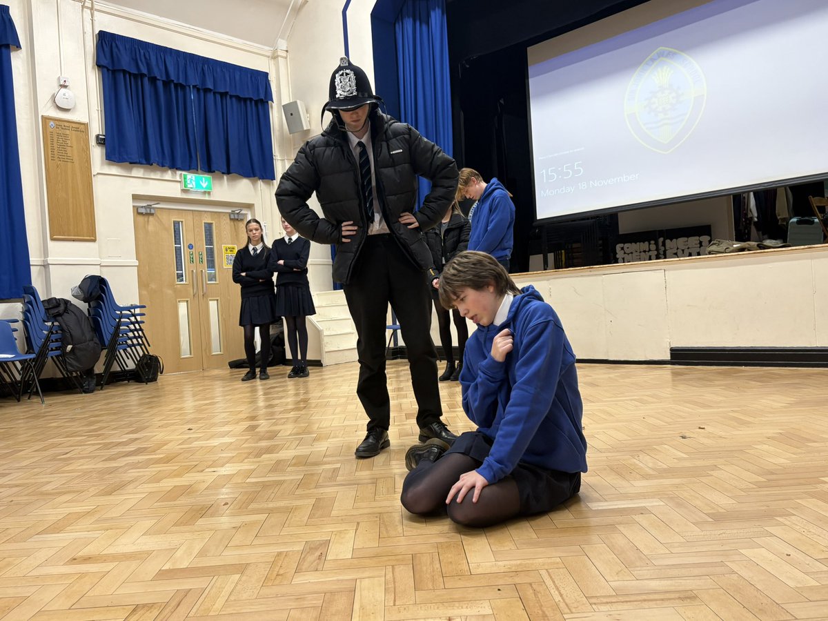 It’s pre-production week and the cast are running the first section of the play ‘The Curious Incident of the Dog in the Nighttime’ 🐕