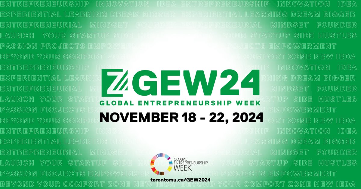 CERC Migration (@cercmigration) on Twitter photo 💡 From Nov. 18 - 22, <a href="/ZonesTMU/">Zone Learning at Toronto Metropolitan University</a> will be hosting events and programming around the topics of innovation and entrepreneurship. Join them and become part of #globalentrepreneurshipweek that empowers entrepreneurs to shape the future. Details: torontomu.ca/GEW2024. #GEW2024 💡 From Nov. 18 - 22, <a href="/ZonesTMU/">Zone Learning at Toronto Metropolitan University</a> will be hosting events and programming around the topics of innovation and entrepreneurship. Join them and become part of #globalentrepreneurshipweek that empowers entrepreneurs to shape the future. Details: torontomu.ca/GEW2024. #GEW2024