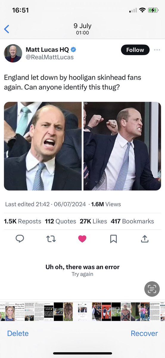 SPlum5583441's tweet image. This is how Willy behaves at sporting events, at least Harry is more suave