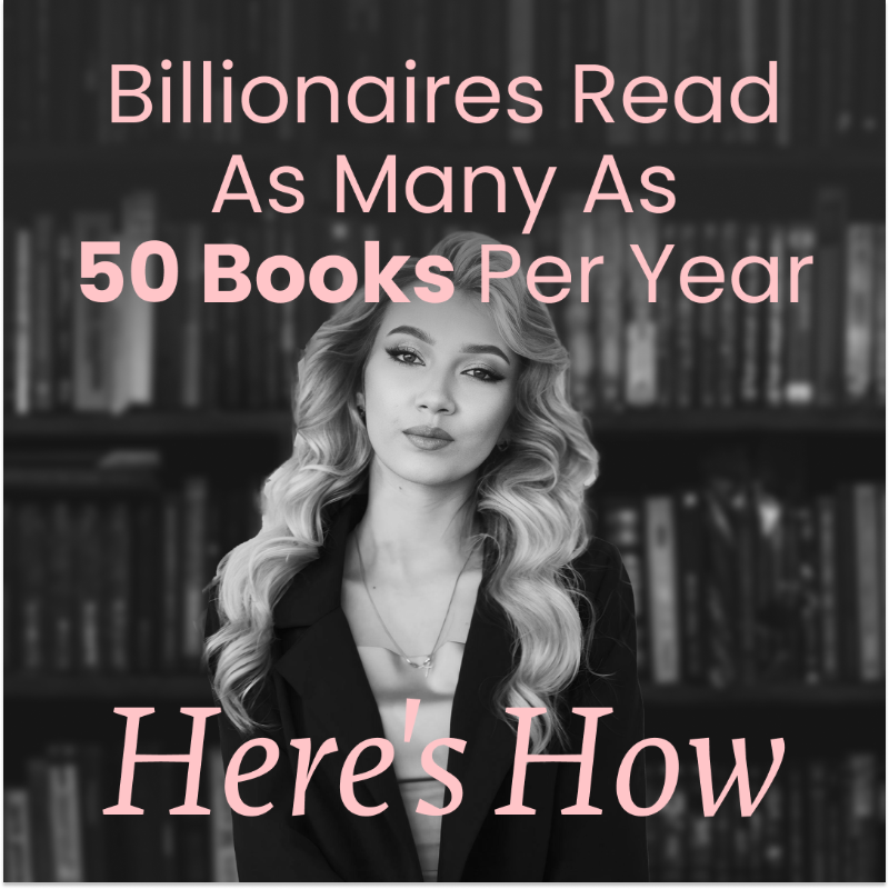 blinkist's tweet photo. Billionaires Read As Many As 50 Books Per Year: Here’s How