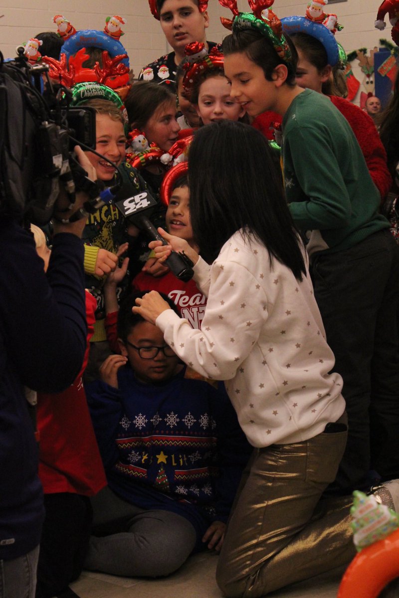 SGG has officially launched the City of Vaughan/CP24 CHUM Christmas wish. So much excitement in the air being live in CP24 this morning.