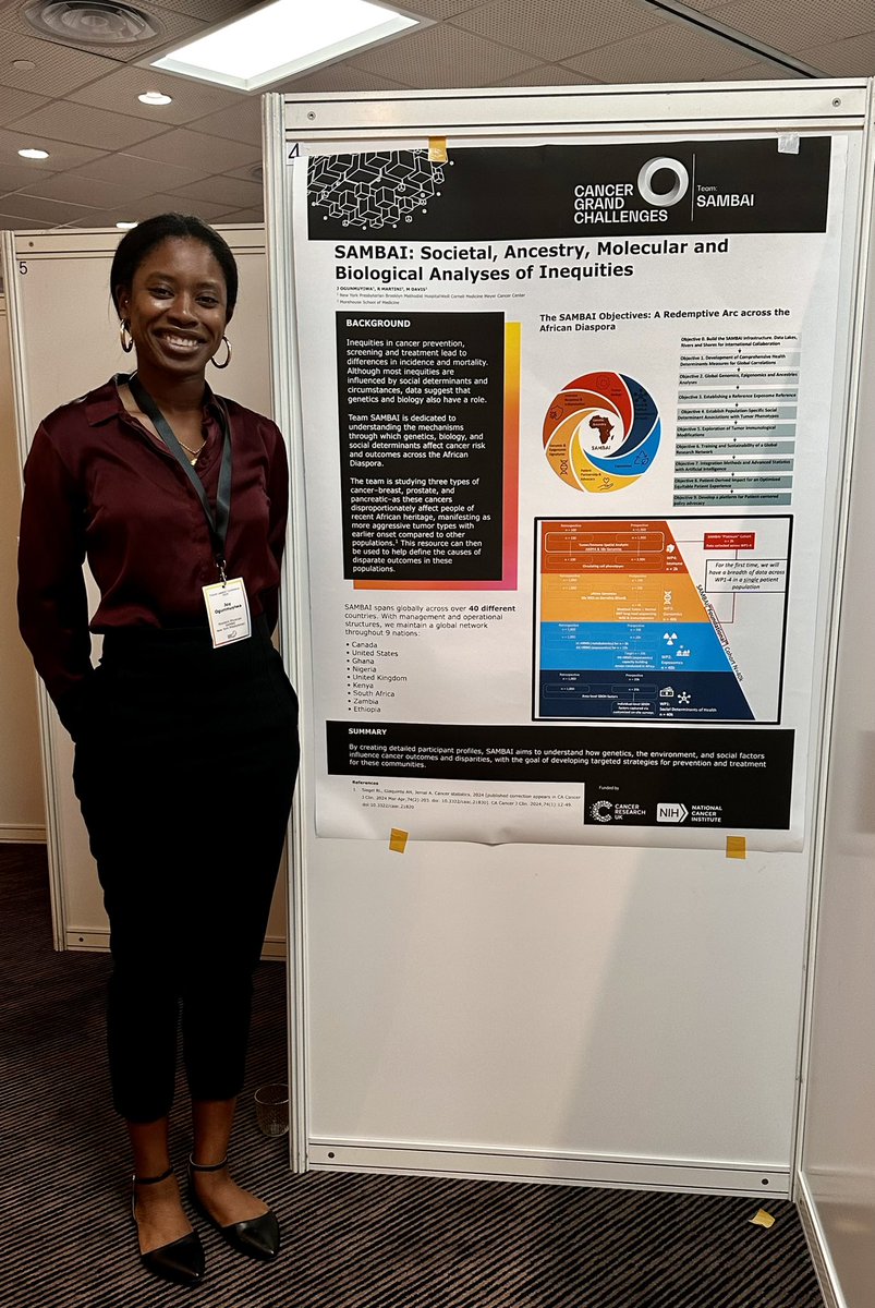Joy Ogunmuyiwa, MD, MPH (@_drjoy_) on Twitter photo So incredibly grateful to take part in #CancerGrandChallenges in Barcelona as part of team #SAMBAI doing incredible work in addressing cancer inequities!! <a href="/CancerGrand/">Cancer Grand Challenges</a> So incredibly grateful to take part in #CancerGrandChallenges in Barcelona as part of team #SAMBAI doing incredible work in addressing cancer inequities!! <a href="/CancerGrand/">Cancer Grand Challenges</a>