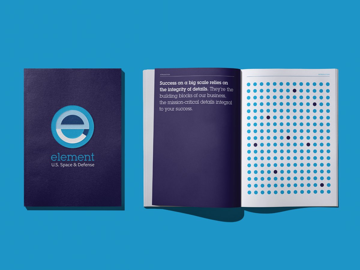 designcue's tweet photo. New work on the site:

Element adds new capabilities with a new acquisition and brand: Element U.S. Space &amp; Defense.

See the full case study here: https://t.co/vXWpuf4PVo https://t.co/IaYiU6FH16