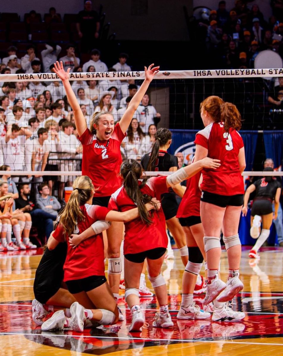 RedHawkVB's tweet image. Thank you #ProgramNation ๐ค๐ซถ #RowdiesInRedbird ๐ฅณ #CHAMPS