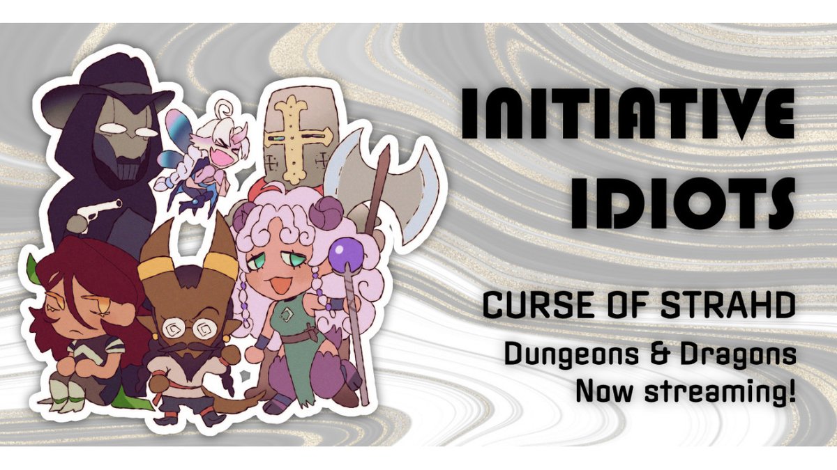 🎲It's DnD time! 
ON THE OTHER SIDE [ Session One - Part 2/2 ]
Part 2 time! (POV: Wool, Valin and Harle)

twitch.tv/initiativeidio…