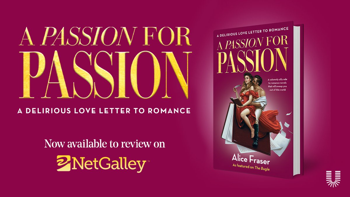 Unbound (@unboundsocials) on Twitter photo A Passion for Passion by Alice Fraser <a href="/aliterative/">Alice R Fraser</a> is now available to review on NetGalley!
Request now: netgalley.co.uk/catalog/book/5…
<a href="/NetGalley/">NetGalley</a> <a href="/NetGalley_UK/">NetGalleyUK</a> #NetGalley #APassionforPassion #books A Passion for Passion by Alice Fraser <a href="/aliterative/">Alice R Fraser</a> is now available to review on NetGalley!
Request now: netgalley.co.uk/catalog/book/5…
<a href="/NetGalley/">NetGalley</a> <a href="/NetGalley_UK/">NetGalleyUK</a> #NetGalley #APassionforPassion #books