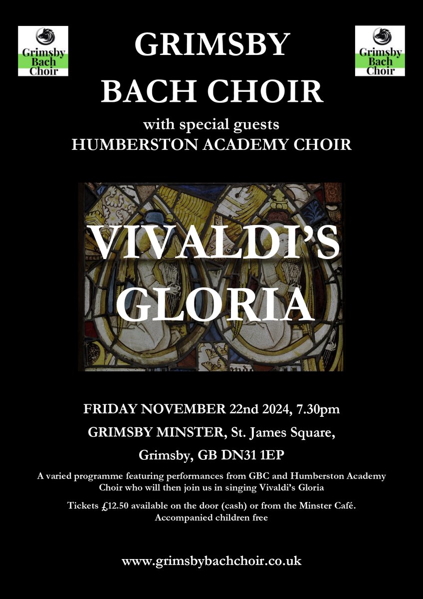 Alison Willis (@aliwillismusic) on Twitter photo So looking forward to this! Pleasure to be joined by <a href="/HumberstonA/">Humberston Academy</a> <a href="/DRETmusic/">DRET Music</a> performing their own repertoire & joining Grimsby <a href="/BachChoir/">Grimsby Bach Choir</a> in a feast of music medieval to modern, including, Bach's 'Jesu, Joy', Willis' 'Rosarium' and, of course, Vivaldi's magnificent 'Gloria'! So looking forward to this! Pleasure to be joined by <a href="/HumberstonA/">Humberston Academy</a> <a href="/DRETmusic/">DRET Music</a> performing their own repertoire & joining Grimsby <a href="/BachChoir/">Grimsby Bach Choir</a> in a feast of music medieval to modern, including, Bach's 'Jesu, Joy', Willis' 'Rosarium' and, of course, Vivaldi's magnificent 'Gloria'!