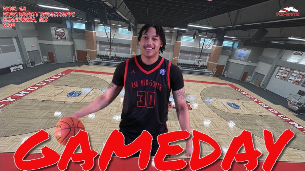 ASU_MidSouthMBB's tweet image. Smile Greyhounds, it’s another gameday! 

🆚 Northwest Mississippi
🕢 6:00 p.m.
📍 Senatobia, Mississippi 
📺 nwccrangers.com/watch/?Archive…

#GreyhoundNation