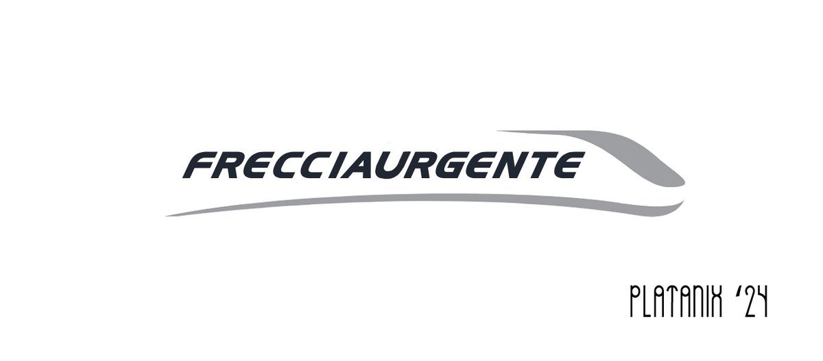 platanix1's tweet image. .."FRECCIAURGENTE"..
(..nuovo logo, dopo gli episodi di treni che hanno fretta di partire😂😂😂..)
#frecciargento #salvinipagliaccio #FacciamoRete