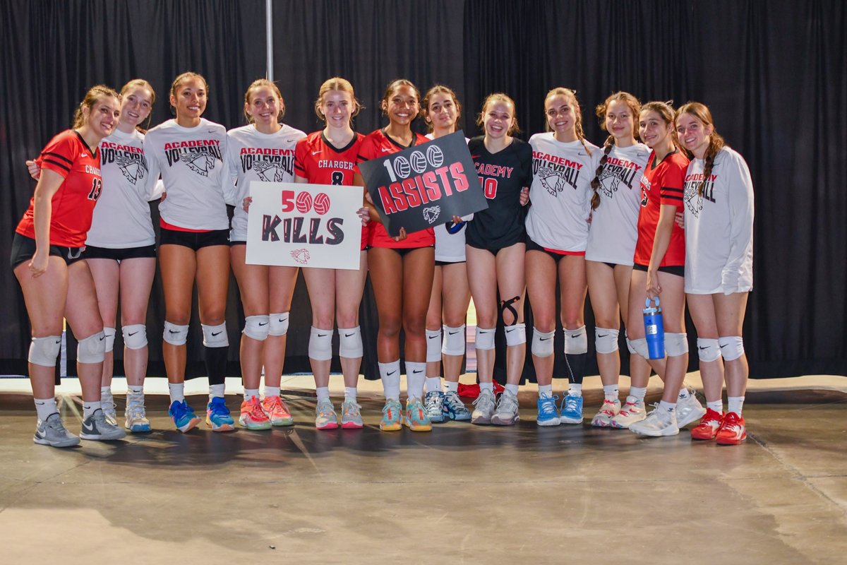 Congratulations to Chargers volleyball for their exciting run in the state tournament!  🏐 This young team went all the way to the quarterfinals! ❤️ 🖤 ❤️

#AlbuquerqueAcademy #AcademyChargers #AcademyInMotion #ChargersVolleyball