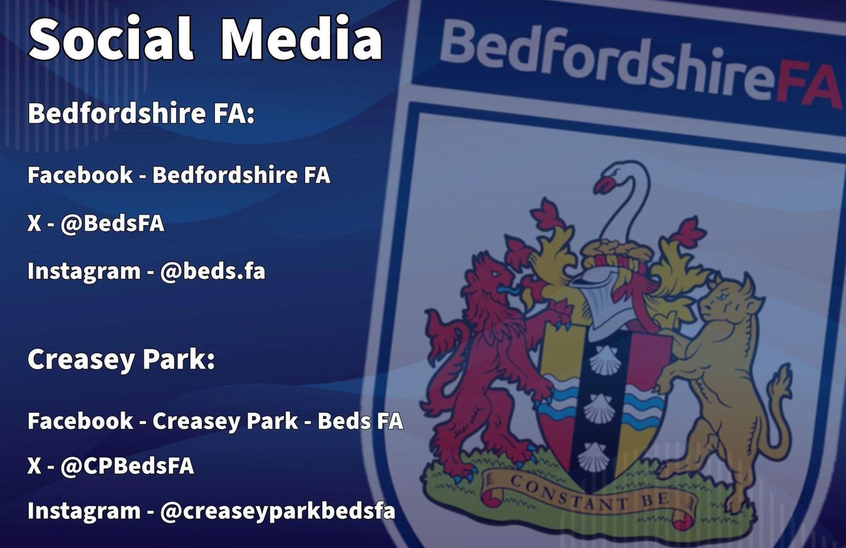 📰 SOCIAL MEDIA COVERAGE 📰

We like to cover all Bedfordshire clubs best we can, so if you have any success stories, photos or positive news on and off the pitch, please let us know and we will look to publish them.

Direct message us or tag us in to your news related items.