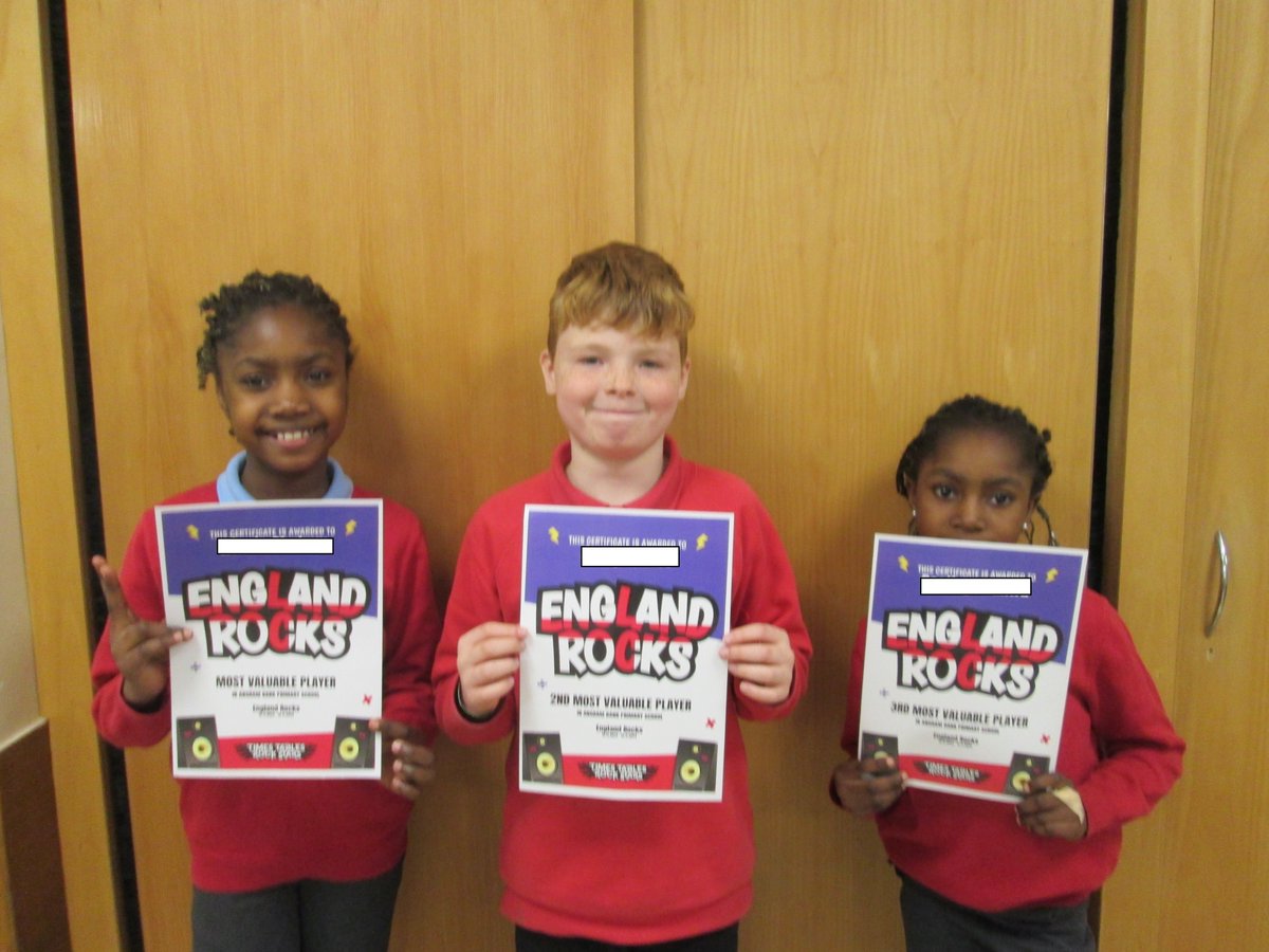 Year 3 Angram Bank (@y3angrambank) on Twitter photo Well done to these children for being Angram Bank's top 3 in the TT Rock Stars England Rocks Competition <a href="/Y4AngramBank/">Year 4 Angram Bank</a> Well done to these children for being Angram Bank's top 3 in the TT Rock Stars England Rocks Competition <a href="/Y4AngramBank/">Year 4 Angram Bank</a>