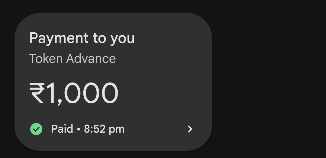 Excited to share that I secured another backend freelancing project worth ₹10k with the help of <a href="/100xDevs/">100xDevs</a>! After some back-and-forth, finally received the advance. Thanks for the learning <a href="/kirat_tw/">Harkirat Singh</a>, looking forward to delivering great work! 💻🚀