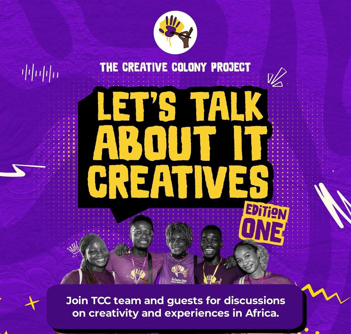 tccycf2021's tweet photo. Join us on a journey of creativity and culture as we explore the vibrant issues shaping African society in all the creative industries . There will be zero filter and pure honesty🤐🤐 First edition will be coming soon! We will be introducing our edition one cast soon 🎥✨ https://t.co/PU8q4HfUxI