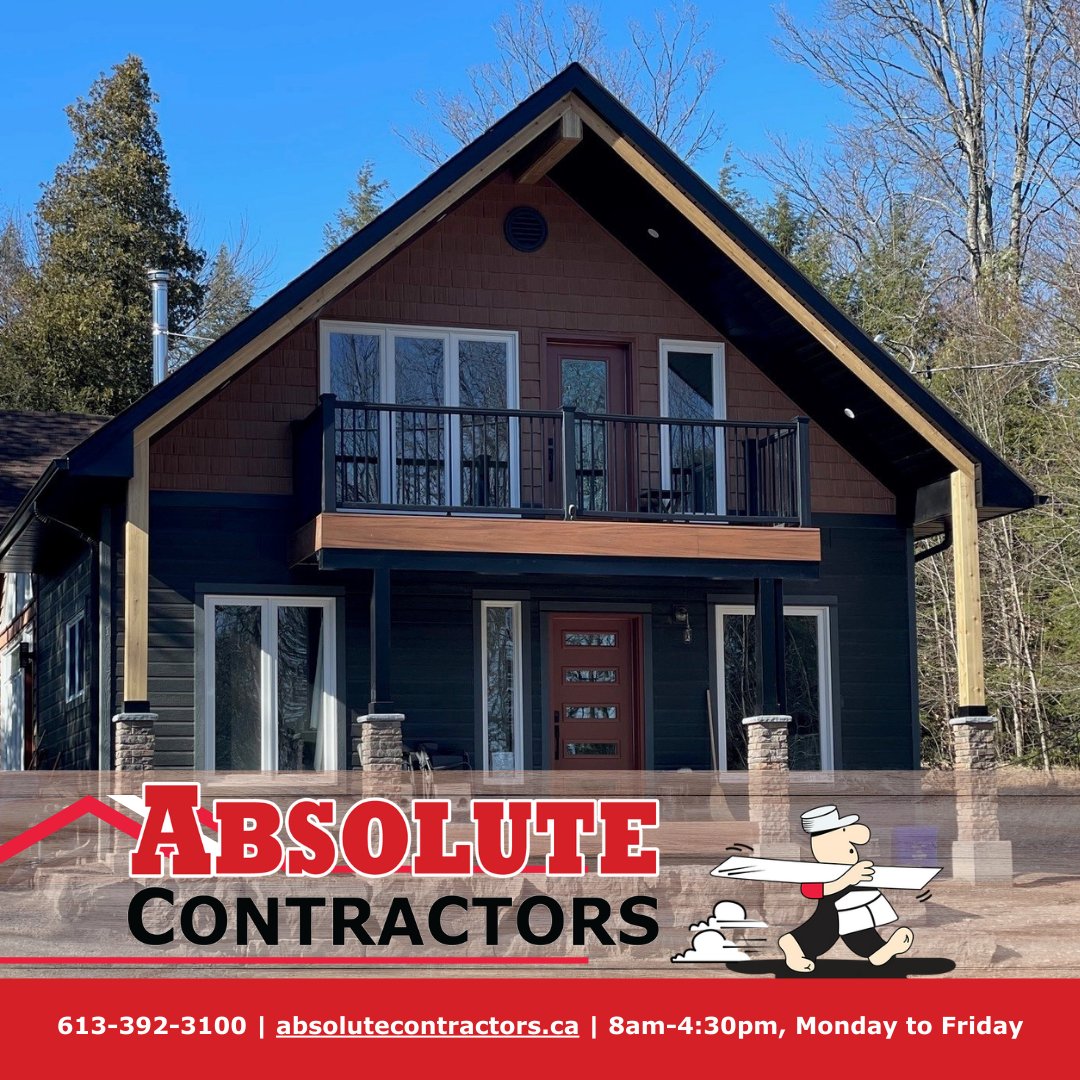absolutegencon's tweet image. We handle every home renovation need—even new builds! With top-notch quality, local Quinte trades, and 24/7 warranty service, we do it right the first time. Come build with Absolute, where we take care of everything. 🛠️

#QualityConstruction #LocalPride #Quinte