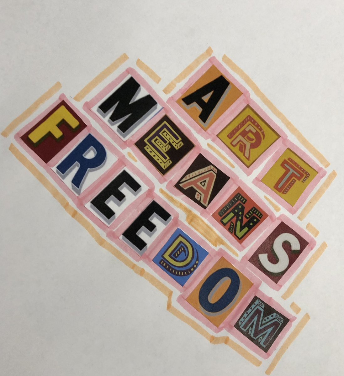 Miss Woolley (@misswoolley_art) on Twitter photo Loving this message from one of the year 8 students in art club tonight, not quite finished but very Bob and Roberta Smith inspired🙌🏼🎨🌟<a href="/BobandRoberta/">Bob&Roberta Smith</a> Loving this message from one of the year 8 students in art club tonight, not quite finished but very Bob and Roberta Smith inspired🙌🏼🎨🌟<a href="/BobandRoberta/">Bob&Roberta Smith</a>