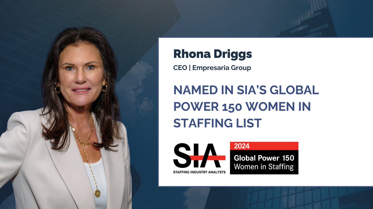 Honored to be named in the 2024 Global Power 150 Women in Staffing by <a href="/SIAnalysts/">SIA Global</a>!

Congratulations to all the incredible women on this year’s list! 👏

bit.ly/40S7paz 

#GlobalPower150 #WomenInStaffing #StaffingIndustry