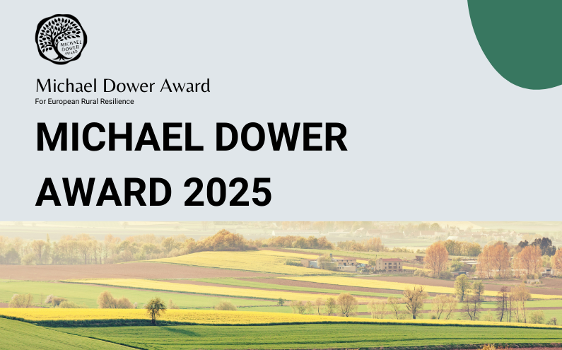 Sign up for the #MichaelDowerAward Newsletter michaeldoweraward.eu to receive updates about the Award.

The Award is now open for applications until 14th February 2025.

Let’s work together to uplift rural communities across Europe

#RuralResilience #SustainableDevelopment
