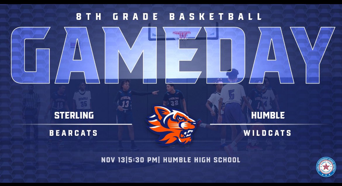 Come out and support us tonight at Humble High School. B Team start at 5:30 and A Team 6:30 #Consistency #GoBearcats <a href="/Humblebball/">Humble Basketball</a> <a href="/HumbleISD_Ath/">Humble ISD Athletics</a> <a href="/HumbleISD_SMS/">Ross Sterling MS</a> <a href="/Coach_RobMurphy/">Robert Murphy</a> <a href="/CoachCReid/">Coach Chris Reid</a> <a href="/mowilsoneve/">coachmike</a>