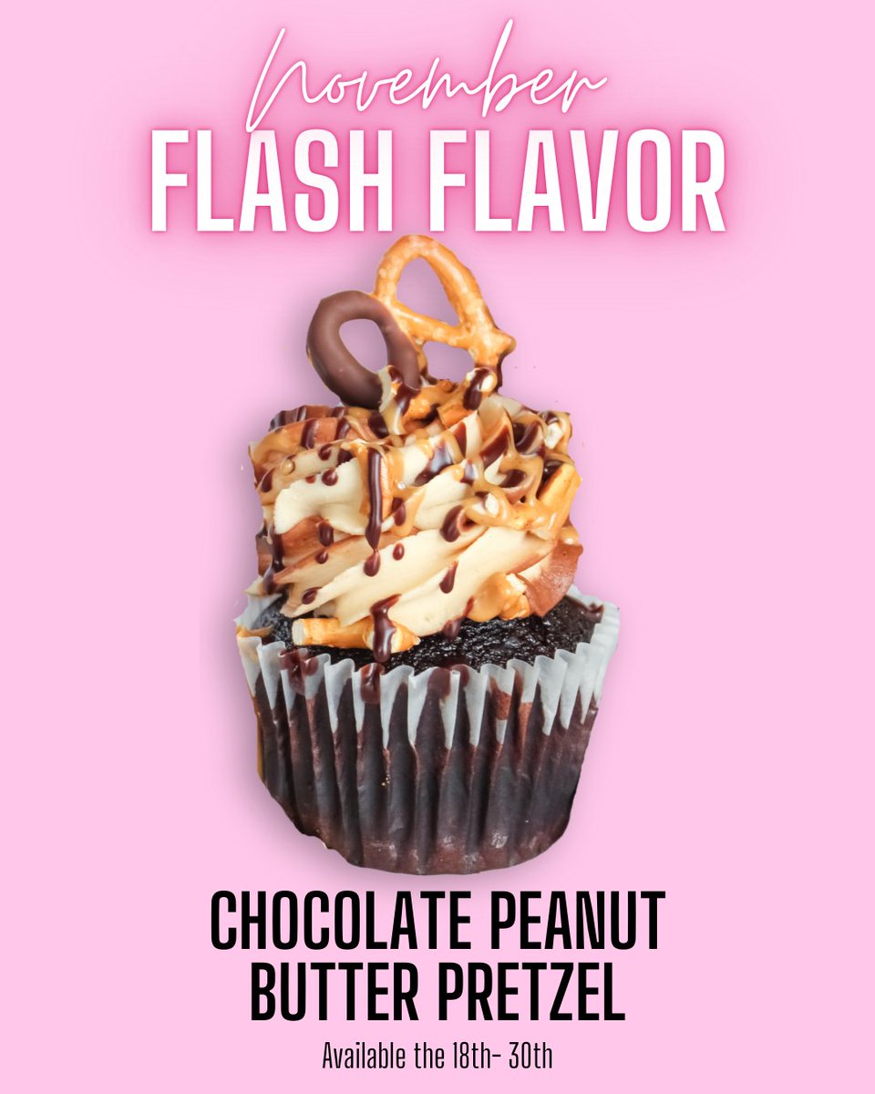 New flavor, who dis? Chocolate Peanut Butter Pretzel is our last flash flavor for the year. The perfect balance of sweet and savory.