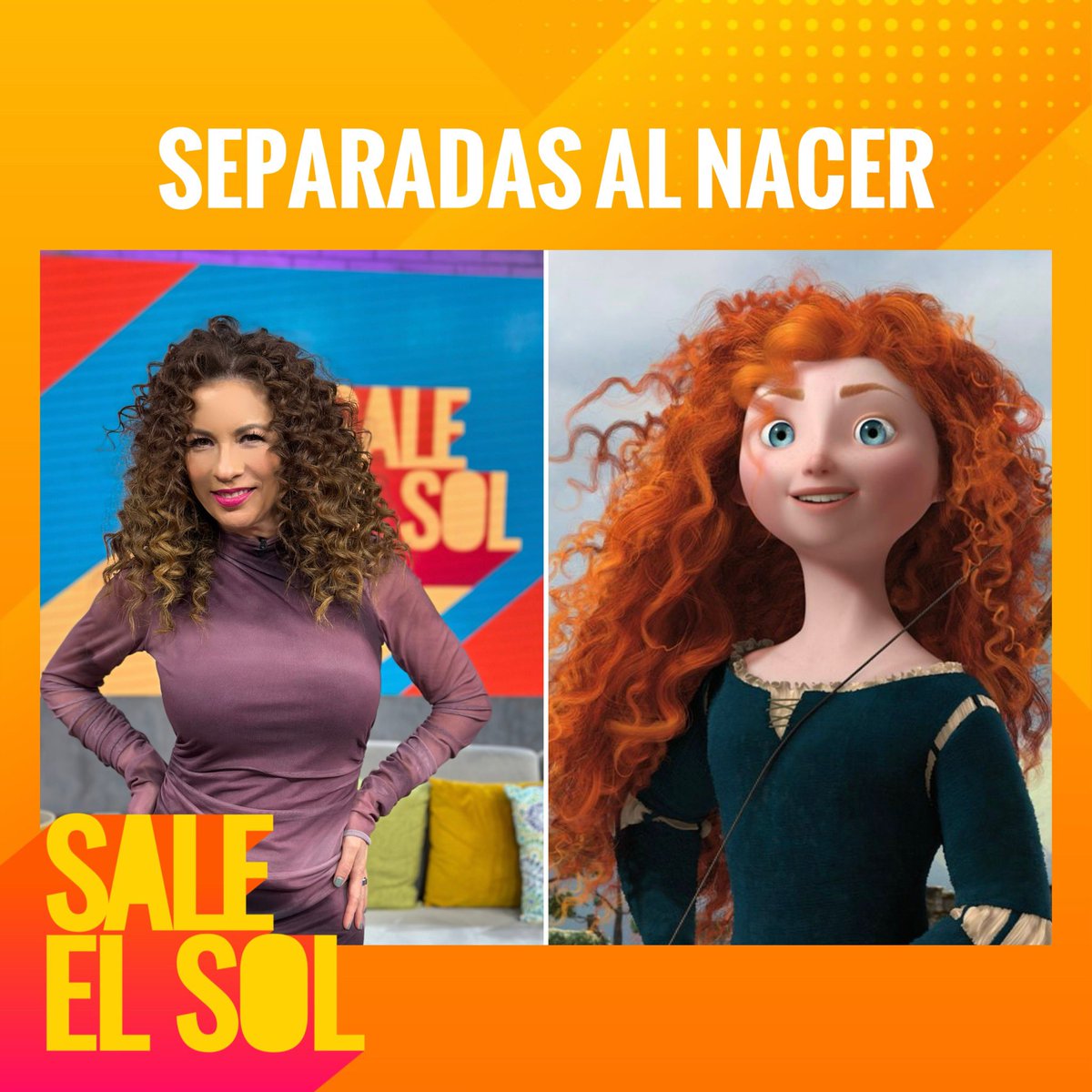 saleelsoltv's tweet photo. ¡Están igualitas! 🤩👩‍🦱 

¿Qué te parece el increíble peinado de nuestra @ingridcoronado? 📲☀️📺 

#SaleElSol https://t.co/eANvYELZfs