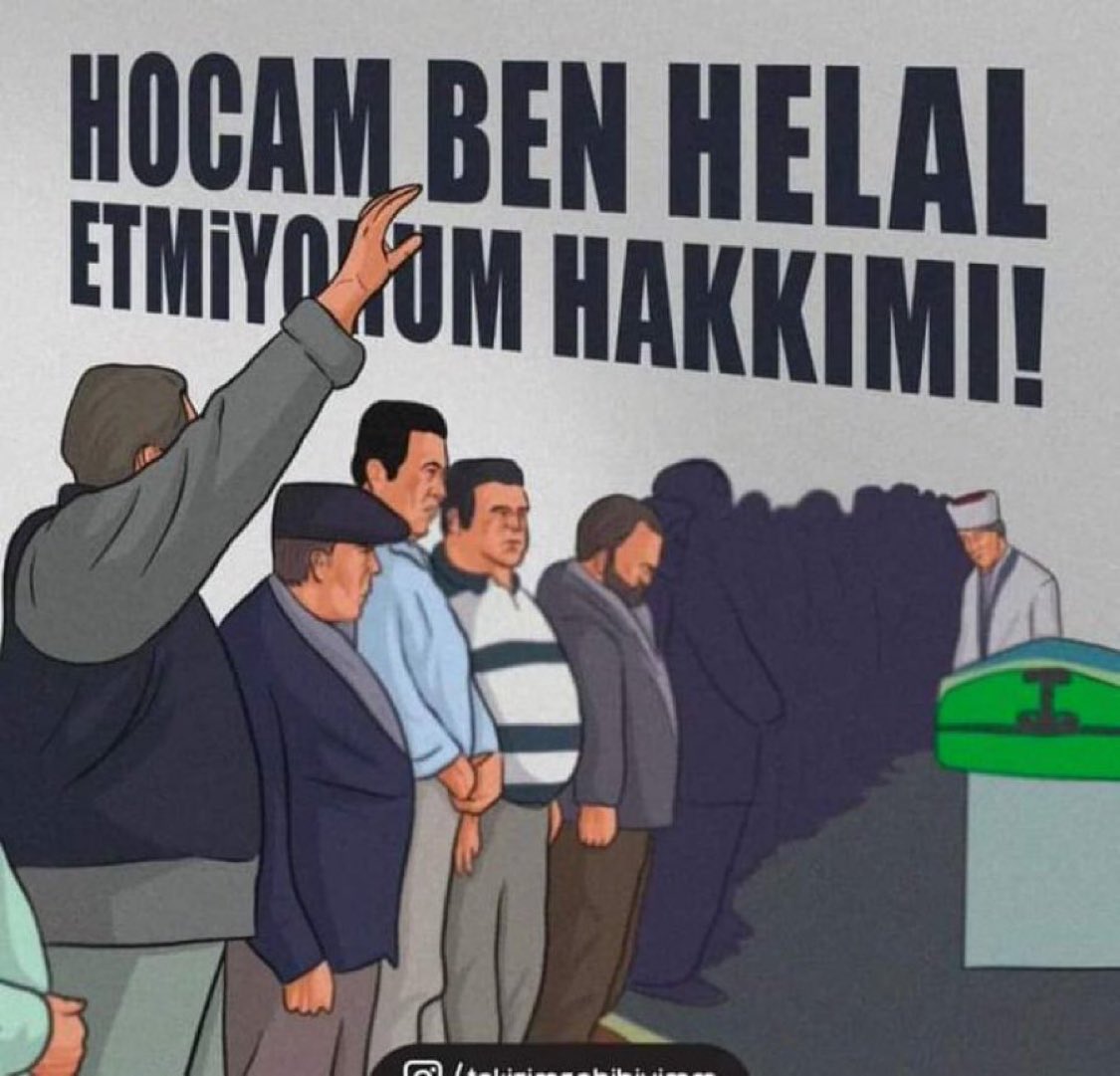 Muhattabına günü gelince yaşattığı her şey için söyleyeceğim tek söz ..