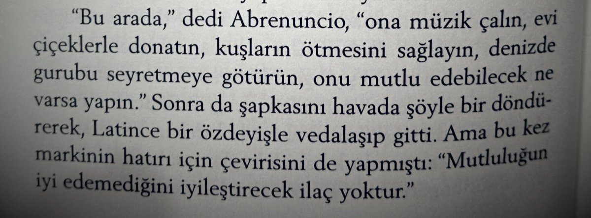 " Biz kimiz ki ona buna at hediye ediyoruz ?" 

Gabriel García Márquez - Aşk ve Öbür Cinler

#Maviayrac #edebiart 
#kitap #kitaptavsiyesi
#KitapAlıntıları #kitapseverlertakiplesiyor
#yenikitap #NeOkuyorum #BendekiKitap