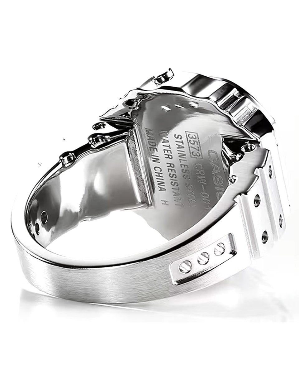 HYPEBEAST's tweet image. Casio to Release the CRW-001-1JR Ring Watch💍⌚️