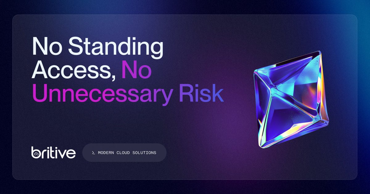 britive1's tweet image. 👋 Say goodbye to standing access risks with #Britive&apos;s #CloudPAM Permissions appear only when needed &amp;amp; disappear after, leaving no access for attackers. Patented dynamic #permissioning ensures security without slowing down teams hubs.ly/Q02YjxPk0 #CPAM #IAM #cloudsecurity