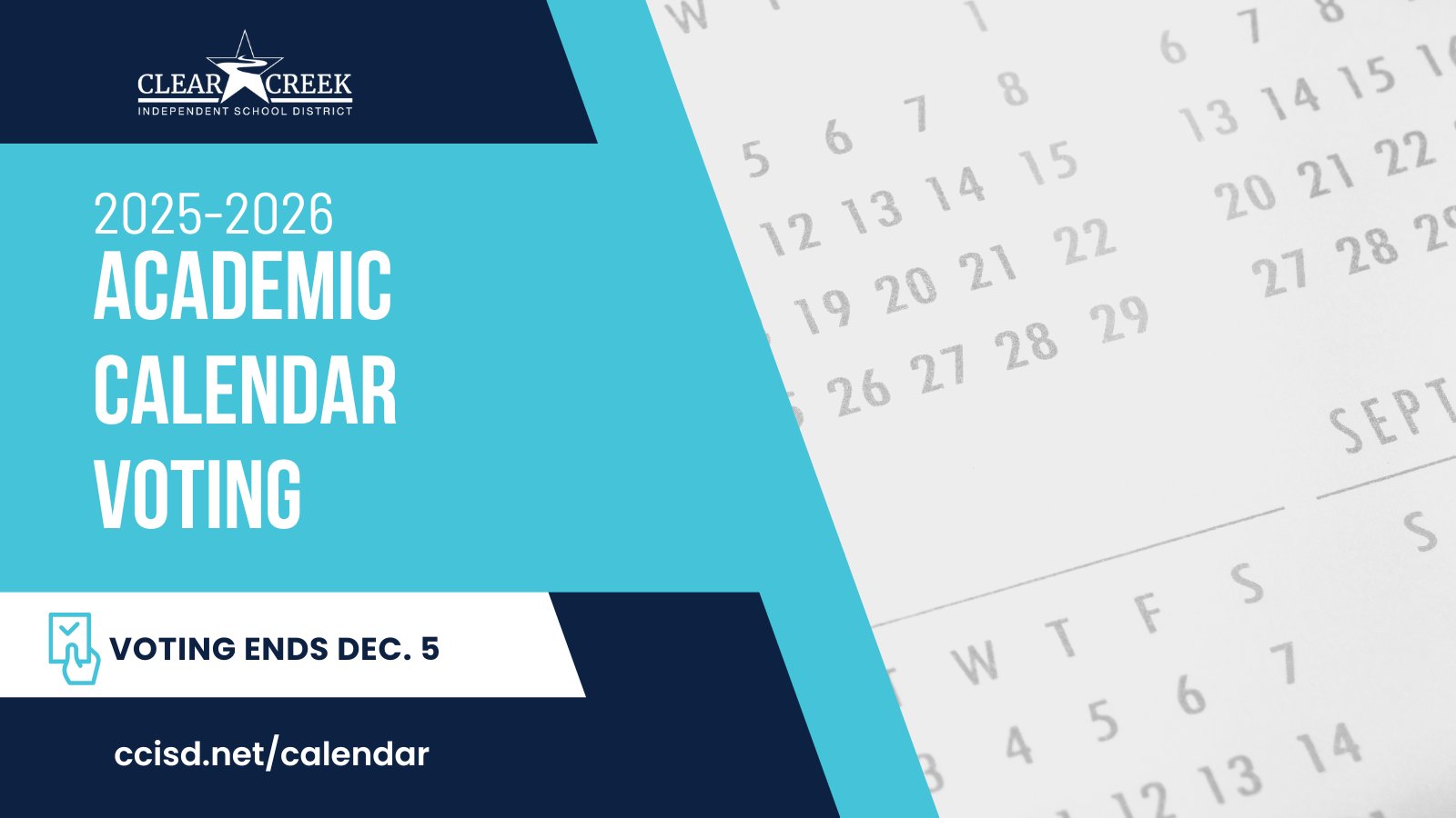 clear-creek-isd-on-x-calendar-voting-is-now-open-for-the-2025-2026-school-year-parents-and-staff-can-select-their-preference-from-two-options-available-through-dec-5-the-main-differences