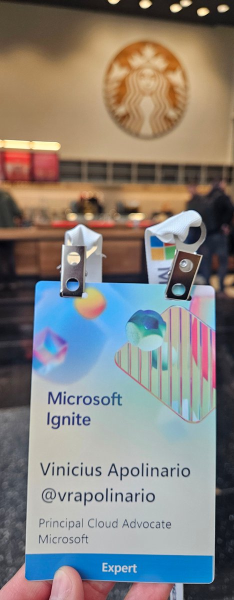 vrapolinario's tweet image. Day 0 of #MSIgnite! Pre-Day sessions start this afternoon and main conference tomorrow! You can. Find me at the Hub in the Infrastructure area most of the time, or getting a espresso at Starbucks! 😊 #AzOps