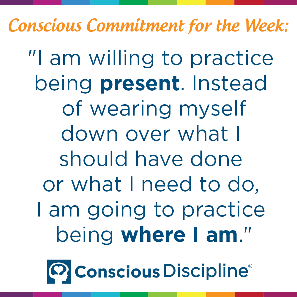 This week's Conscious Commitment is all about being present.  Are you willing to commit? Post "Willing!" in the comments and tag a friend you think might like this commitment. As always, we wish you well! #iHeartCD #conciouscommitment