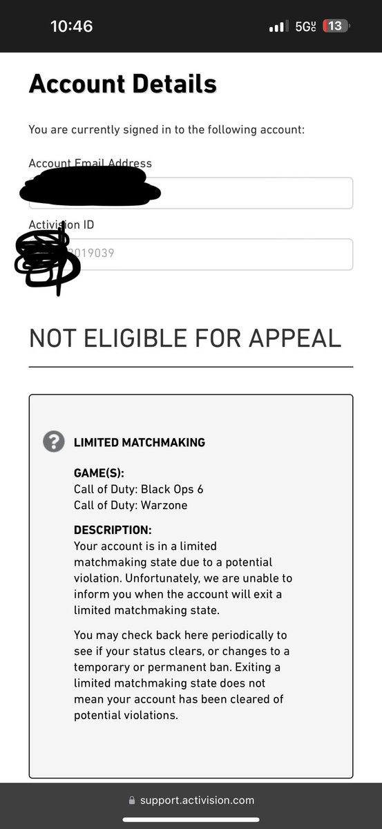I hate you <a href="/Activision/">Activision</a> <a href="/ATVIAssist/">Activision Support</a>