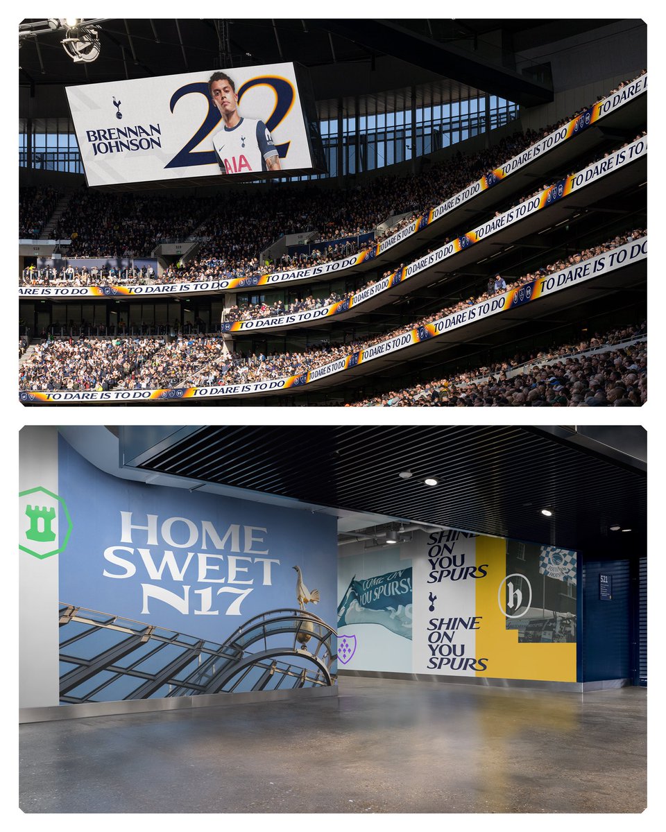 mrtstephens's tweet image. Spurs. Remastered.
Introducing the new Tottenham Hotspur brand identity.
Built for the future, inspired by the past.
The cockerel reimagined. The monogram reborn. The font remastered.
To Dare Is To Do.

Full case study now live on the Nomad site.