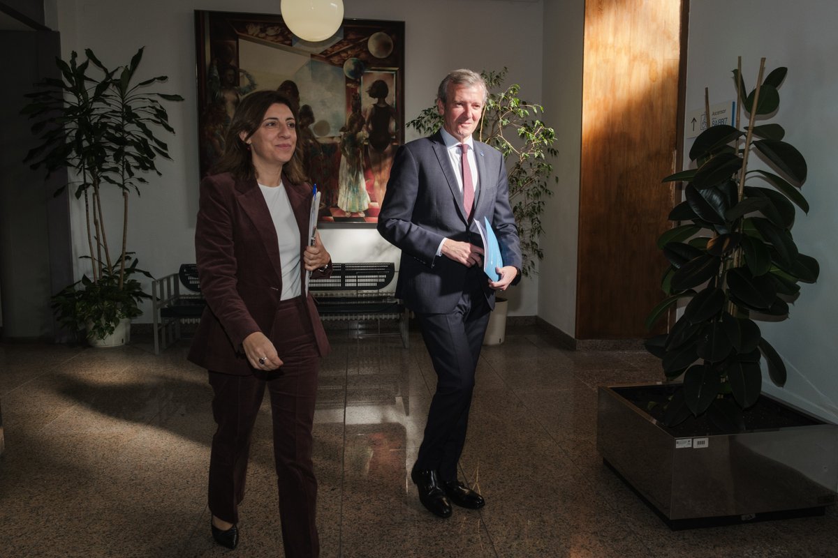 Xunta's tweet image. 💧​@AlfonsoRuedaGal anuncia que se mobilizarán o ano que vén máis de 35 M€ na planificación e posta en marcha de actuacións fronte aos riscos de inundación na bacía Galicia-Costa

🌟 Galicia conta cun pioneiro sistema de alertas temperás

ℹ️ xunta.gal/notas-de-prens…