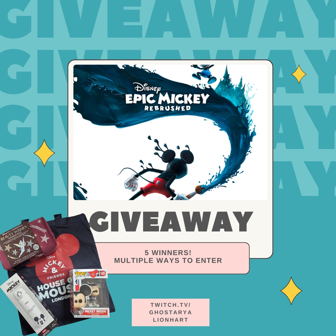 The festive season is almost upon us and <a href="/GhostArya_/">GhostArya 🔜@ghostarya.bsky.social</a> and I are running the first of our pre-Christmas giveaways!
This one is thanks to the wonderful team at the #HouseofMouse!
Want to win a copy of Epic Mickey: Rebrushed? Do the thing 👀
gleam.io/n3aAc/house-of…
